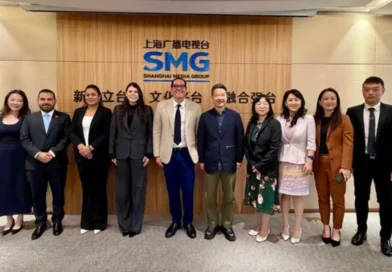 Grupo de Medios de Shanghai, SMG, China, Nicaragua, visita, compañero Maurice Ortega,