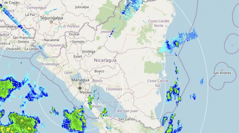 nicaragua, pronostico del tiempo, pronostico del clima, ineter, lluvias,