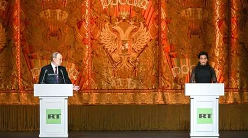 Vladímir Putin, Presidente Putin, felicita, RT, defender la verdad, 20 aniversario,