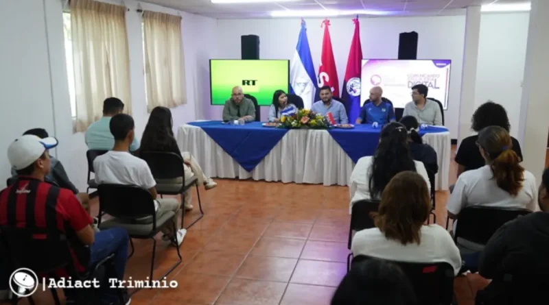 encuentro de trabajo, Rt en Español, comunicadores sandinistas, Nicaragua, intercambio de experiencia,