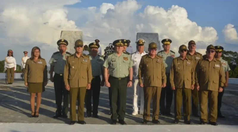 Ejército de Nicaragua, Fuerzas Armadas Revolucionarias de Cuba, Cuba, visita oficial, General Julio Cesar Avilés, Comandante en jefe del Ejército de Nicaragua,