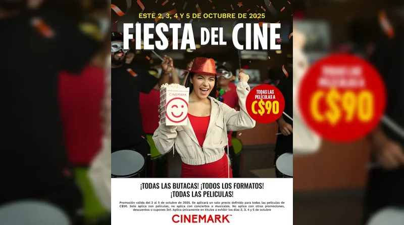 nicaragua, cinemark, cine, precios especiales