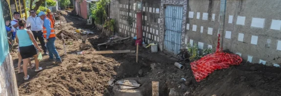 alcaldia de managua, proyecto de drenaje, pedro arauz, nicaragua,