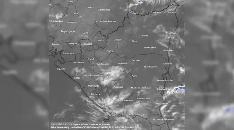 nicaragua, pronostico del clima, ineter, ambiente caluroso