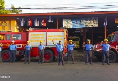 bomberos unidos, nueva estacion, alamikamba, nicaragua,