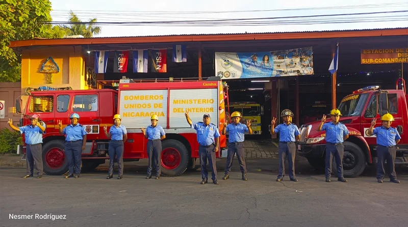 bomberos unidos, nueva estacion, alamikamba, nicaragua,