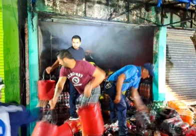 bomberos, policia, nicaragua, boaco, incendio, mercado,
