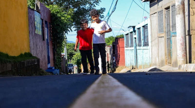 calles para el pueblo, managua, alcaldia de managua, nicaragua, barrio la zacatera