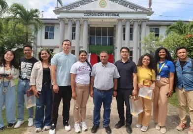 Bilwi, Costa Caribe Nortes. Comunicadores de la agencia Xinhua, china, vista, destacar, riqueza cultural,