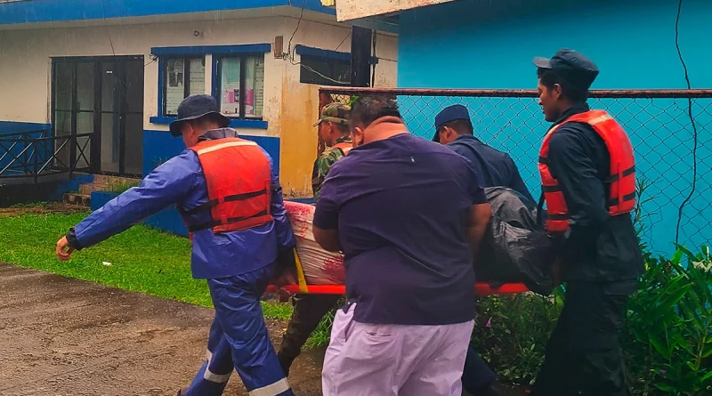traslada a paciente, costa caribe sur, san juan de nicaragua