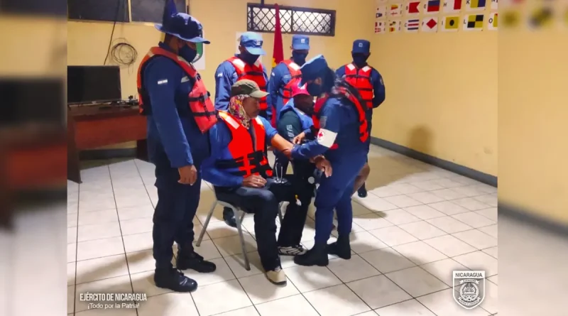 Puerto Cabezas, Ejército de Nicaragua, Fuerza Naval, reste, salvamento, tripulantes, embarcación a la deriva, búsqueda,