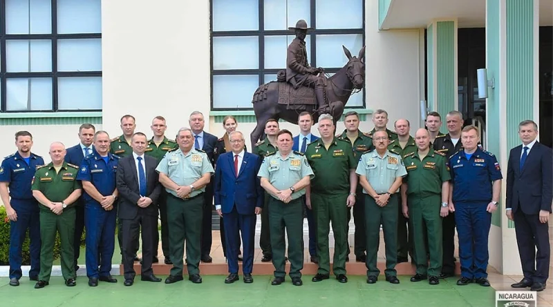 cooperación militares, nicaragua, ministerio de denfesa de rusia, ejercito de nicaragua