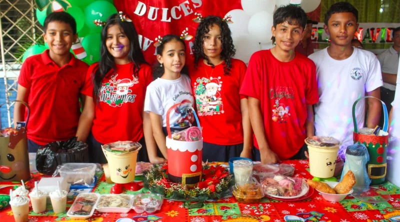 dulces navideños, ocotal, nueva segovia, mined, colegio gabriela mistral