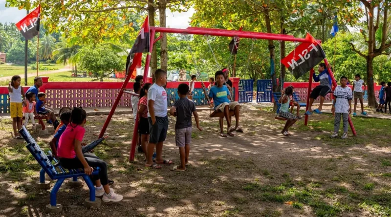 parque, renovación, Puerto Cabezas, entregan, Sisin, Krukira, familias, parques comunales, gobierno sandinista, Costa Caribe,