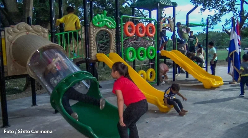 rivas, gobierno sandinista, entrega de parque, rehabilitación,