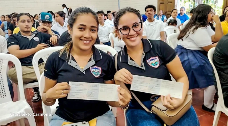 bono presidencial, bachilleres 2025, rivas, mined, gobierno sandinista, nicaragua