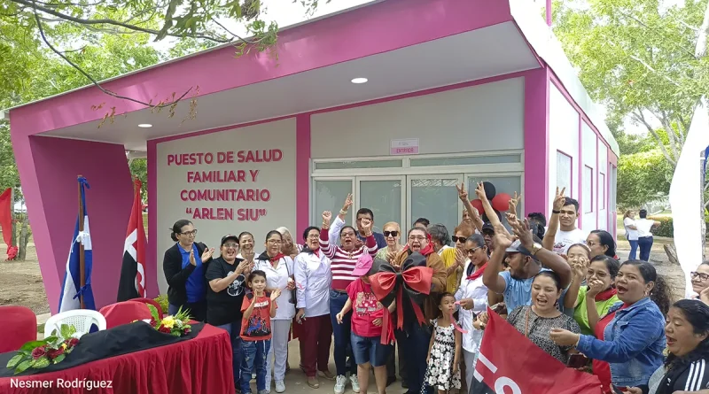 Puesto de salud, Mateare, nuevo puesto desalud, Ciudad El Doral, entrega, reciben, gobierno sandinista, salud, atención,