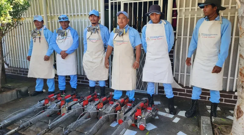 barrio tierra Prometida, Managua, MINSA, fumigación, brigadistas, jornada antiepidémica,