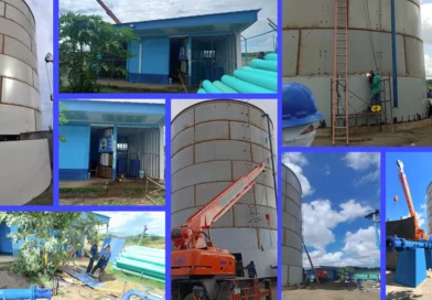 nuevas victorias, proyecto de agua potable, tanque de agua potable, nicaragüa, Gobierno Sandinista, urbanización nuevas victorias