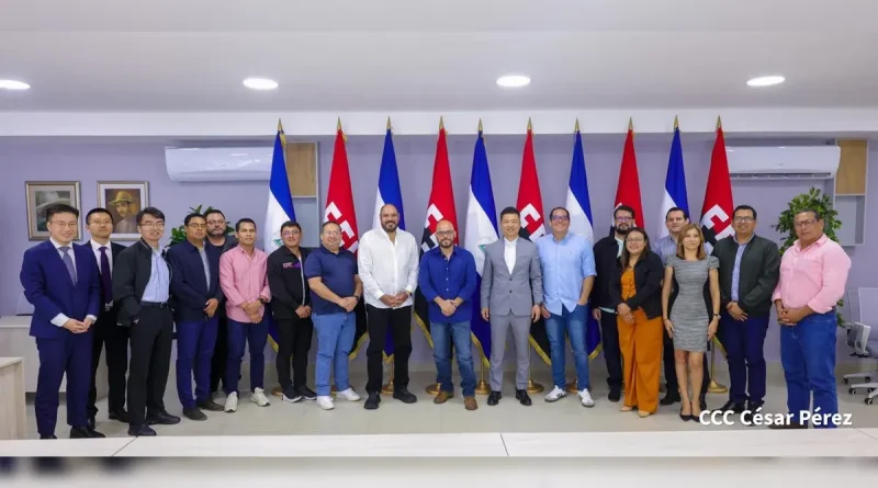 comunicadores sandinista, Embajador de china, encuentro, reciben, colaboración comunicacional, Nicaragua,