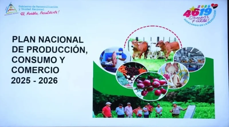 Nicaragua, Plan Nacional de consumo y comercio, producción,