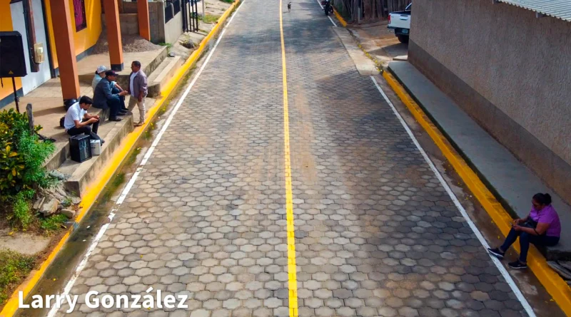nicaragua, ocotal, nueva segovia, proyecto vial, barrio santa ana,
