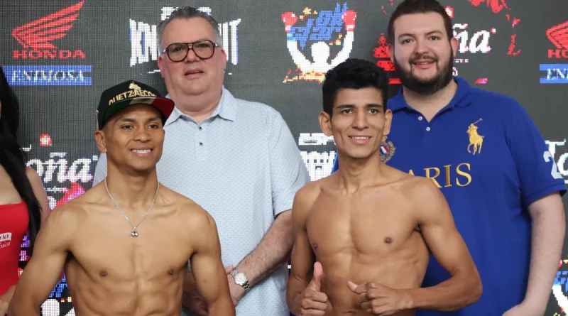 pesaje oficial, Nicaragua, boxeo, deportes,