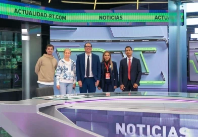 comunicadores sandinistas delegación de nicaragua, moscu, rusia, rt en español, nicaragua, maurice ortega murillo, estrategias comunicacionales