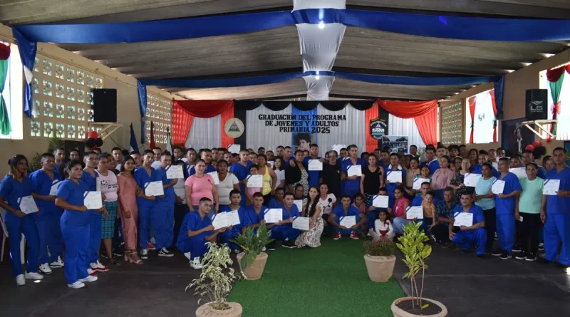 sistema penitenciario, Matagalpa, graduación, educación primaria, MINED,