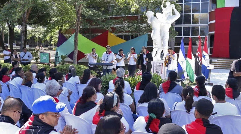 palestina, unp. nicaragua, plaza palestina, managua,