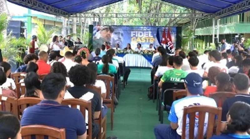 universidades, nicaragua, comandante fidel castro, homenaje, aniversario,