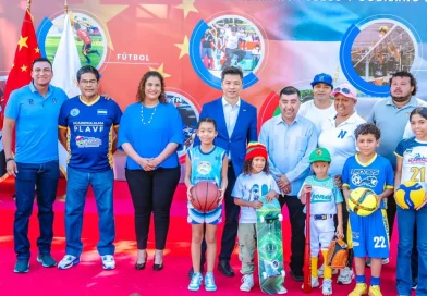 nicaragua, academias deportivas, niños, jóvenes, gobierno de china