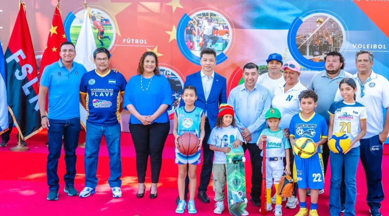nicaragua, academias deportivas, niños, jóvenes, gobierno de china