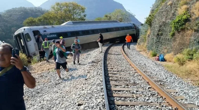 tren, descarrilamiento, México, Corredor Interoceánico, accidente, Oaxaca,