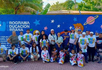 alcaldia de managua, nicaragua, arte y cultura, san judas, muralismo comunitario, infantil,