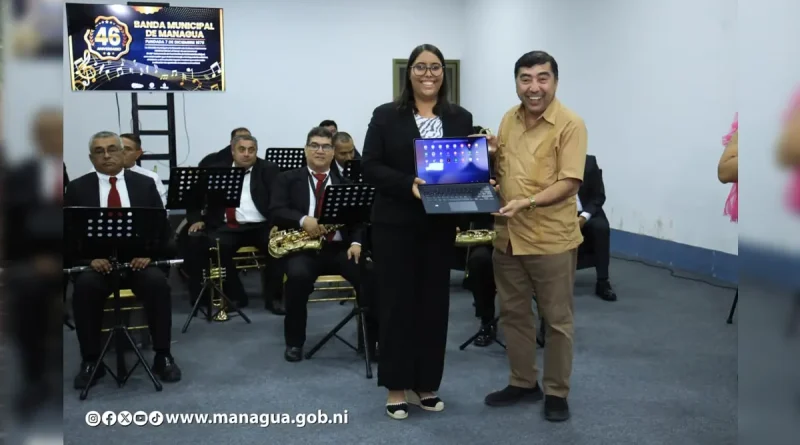 Banda Municipal, Managua, reconocimiento, concierto, 46 aniversario, Banda Municipal de Managua,