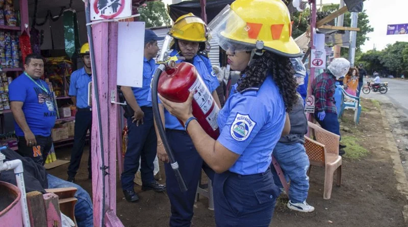 nicaragua, bomberos unidos, polvora, mercado israel