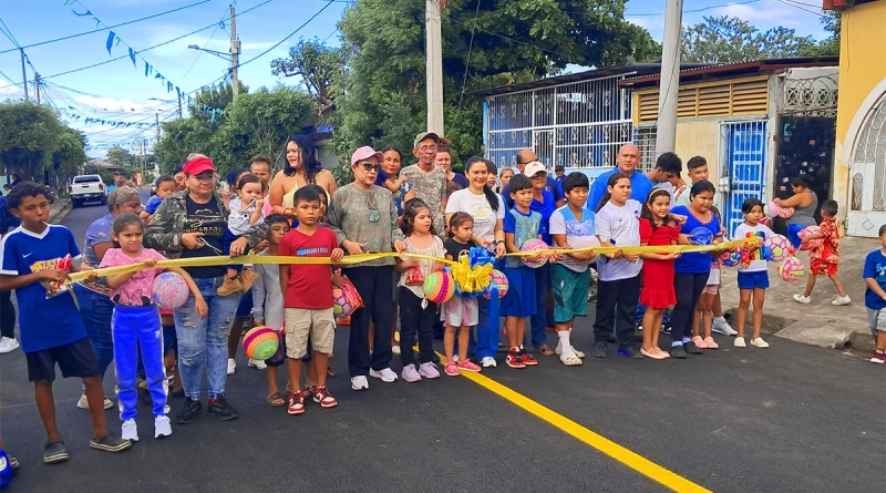 movilidad y seguridad, managua, nicaragua, barrio cristo del rosario, distrito 2 de managua, alcaldia de managua, calles para el pueblo