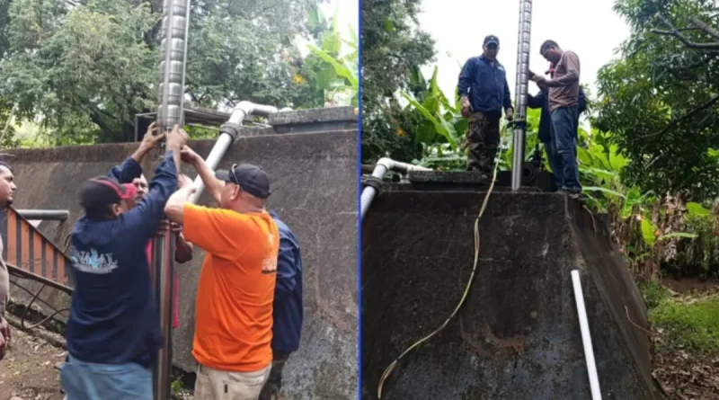 Masaya, agua potable, sistema de agua, rehabilitación, Pacayita,