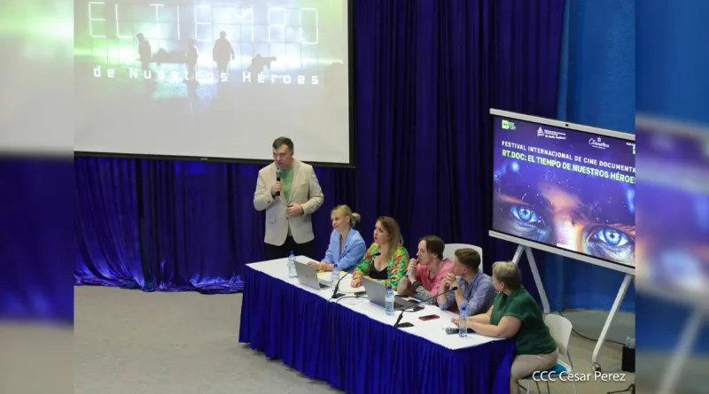 universitarios, documentaliastas de RT, encuentro, estudiantes, Rusia, Nicaragua,