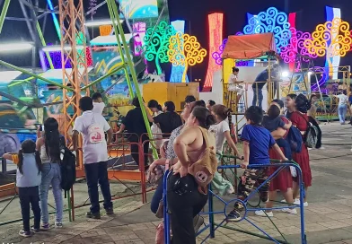 nicaragua, managua, city park, navidad, familias,