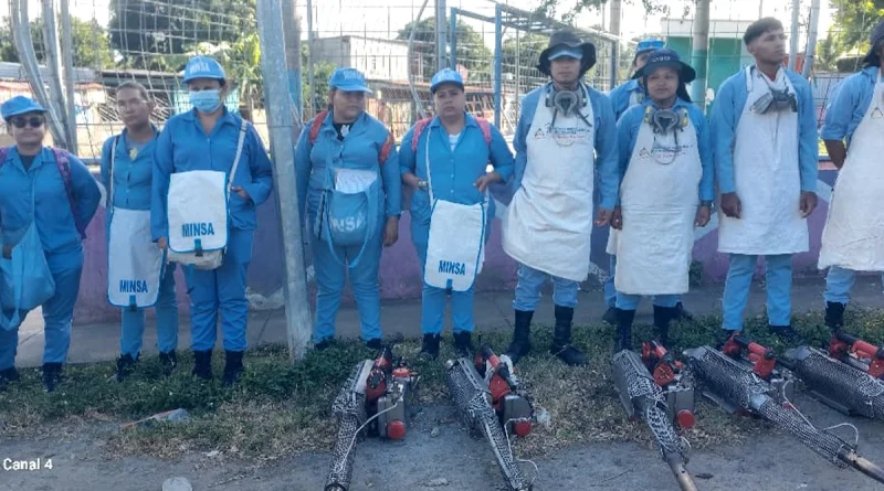 fumigacion, minsa, barrio carlos nuñez, managua,