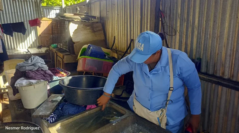 nicaragua, managua, barrio, las praderas, zancudos, abatizacion, fumigación