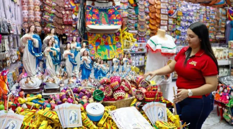 purísima, comercio, mercado, variedad, diciembre, Managua, comerciantes, productos, pólvora,