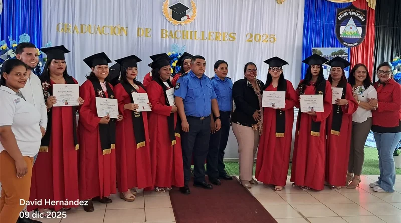 219 bachilleres, tipitapa, sistemas penitenciarios, nicaragua, mined