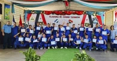 Ministerio del Interior entrega certificados de cursos técnicos a protagonistas en Matagalpa ministerio del interior, certificados, cursos tecnicos, matagalpa,