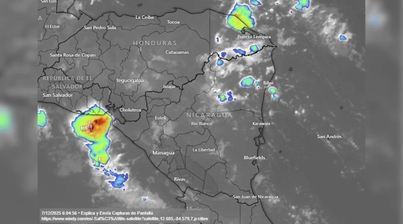 nicaragua, pronostico del clima, clima, ineter, lluvias,