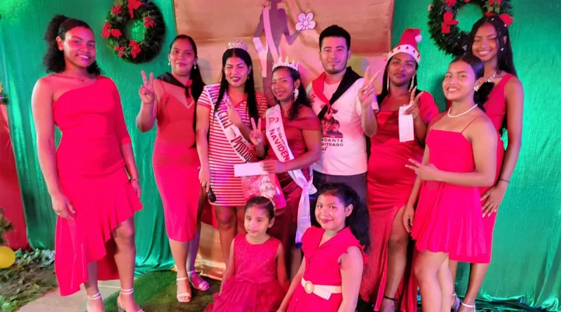 movimiento cultural leonel rugama, prinzapolka, costa caribe norte, nicaragua, reina navideña 2025