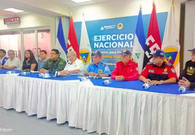 sinapred, nicaragua, ejercicio de proteccion de la vida,