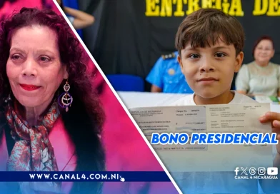 nicaragua, rosario murillo, bono presidencial, entrega de bonos,